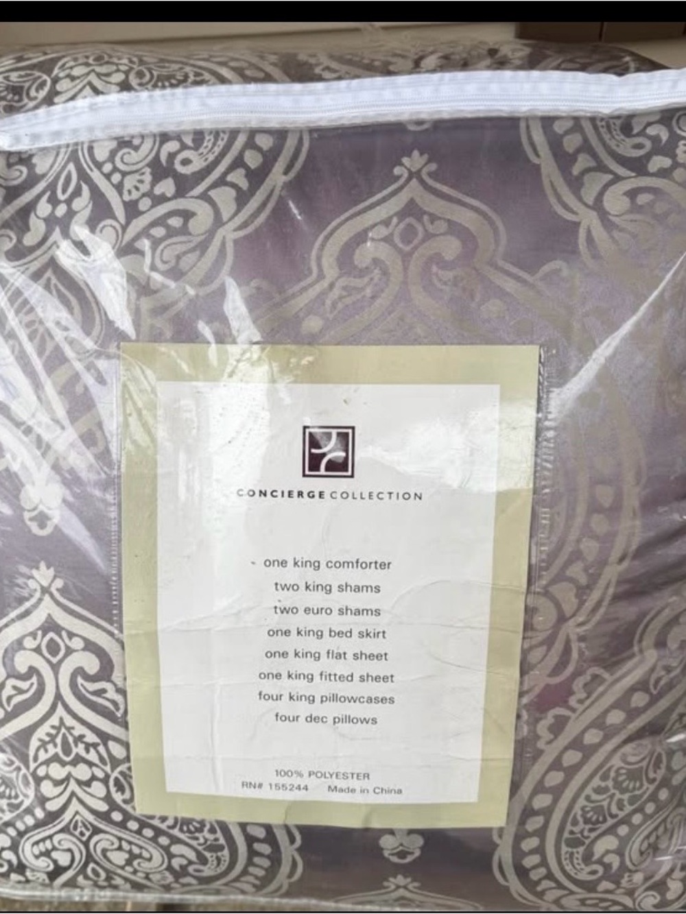 Concierge Collection King Comforter Set